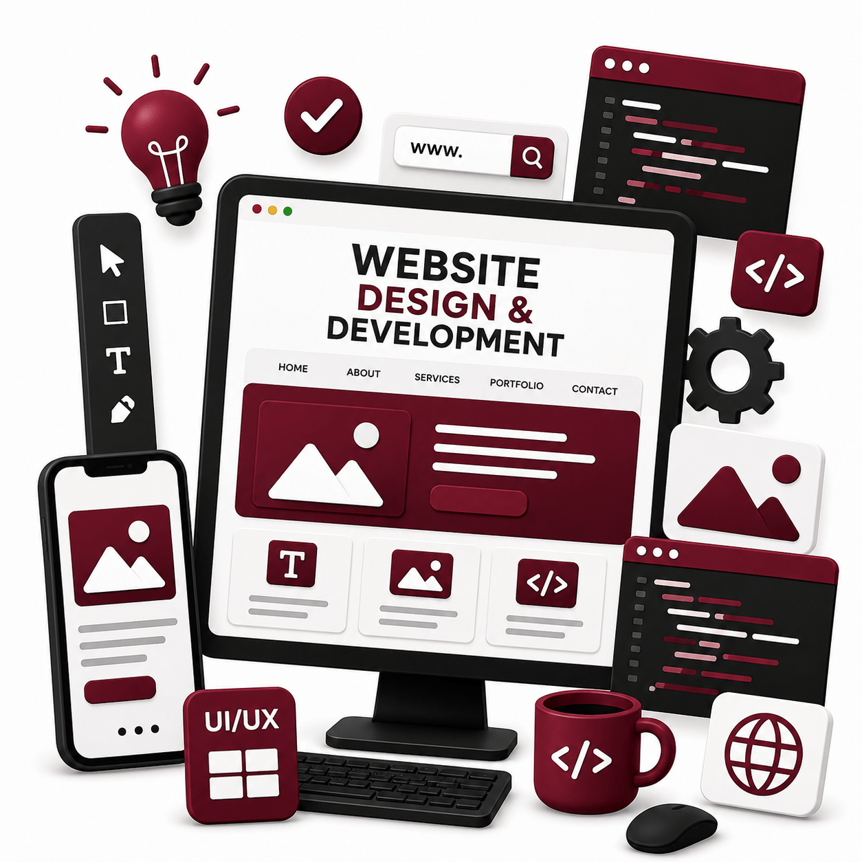 Website Design& Dev<br />

